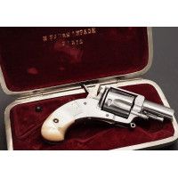 Armes de Poing REVOLVER "THE PUPPY"  FAURÉ LEPAGE À PARIS  CALIBRE 7MM CF - COFFRET FORME ÉTUI CIGARRE   FRANCE XIXè 129588 8 - 