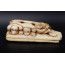 NETSUKE 18è FAMILLE DE SINGE SUR UN RADEAU DE BAMBOUS JAPON PERIODE EDO