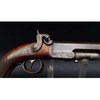 Armes de Poing PAIRE DE PISTOLETS  A SYSTEME CARTOUCHE PAPIER CANON PIVOTANT INVENTION LEPAGE ARQUEBUSIER DU ROI - FRANCE XIXè {