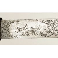 Armes Blanches IMPORTANT COUTEAU DE VÉNERIE PAR GASTINNE RENETTE ARQUEBUSIER DE L'EMPEREUR A PARIS - FRANCE SECOND EMPIRE {PRODU