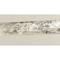 Armes Blanches IMPORTANT COUTEAU DE VÉNERIE PAR GASTINNE RENETTE ARQUEBUSIER DE L'EMPEREUR A PARIS - FRANCE SECOND EMPIRE {PRODU