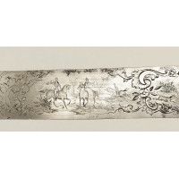 Armes Blanches IMPORTANT COUTEAU DE VÉNERIE PAR GASTINNE RENETTE ARQUEBUSIER DE L'EMPEREUR A PARIS - FRANCE SECOND EMPIRE {PRODU