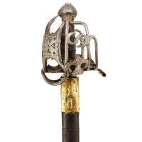 Armes Blanches FORTE ÉPÉE DE CAVALERIE BROADSWORD DE LA GENDARMERIE ÉCOSSAISES MAISON DU ROI  - FRANCE FIN XVIIè GUERRE DE SEPT 