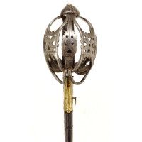 Armes Blanches FORTE ÉPÉE DE CAVALERIE BROADSWORD DE LA GENDARMERIE ÉCOSSAISES MAISON DU ROI  - FRANCE FIN XVIIè GUERRE DE SEPT 