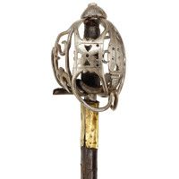 Armes Blanches FORTE ÉPÉE DE CAVALERIE BROADSWORD DE LA GENDARMERIE ÉCOSSAISES MAISON DU ROI  - FRANCE FIN XVIIè GUERRE DE SEPT 