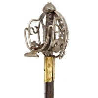 Armes Blanches FORTE ÉPÉE DE CAVALERIE BROADSWORD DE LA GENDARMERIE ÉCOSSAISES MAISON DU ROI  - FRANCE FIN XVIIè GUERRE DE SEPT 