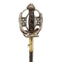 Armes Blanches FORTE ÉPÉE DE CAVALERIE BROADSWORD DE LA GENDARMERIE ÉCOSSAISES MAISON DU ROI  - FRANCE FIN XVIIè GUERRE DE SEPT 