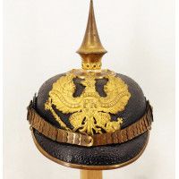 Militaria CASQUE A POINTE OFFICIER D'INFANTERIE PRUSSIEN MODELE 1871-99  - ALLEMAGNE WW1 1900-1918 {PRODUCT_REFERENCE} - 1