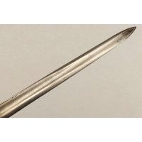 Chasse FINE DAGUE DE VENERIE CHASSE ROYALE EN ARGENT DATE 1749 LA PRUDENCE SE FAIT VOIR DANS LE VIN - FRANCE ANCIENNE MONARCHIE 
