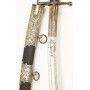 Armes Blanches SABRE DE HUSSARD EN LAITON ARGENTÉ DU GENERAL DE ROSSI REGIMENT ROYAL CORSE  -  FRANCE FIN XVIIIè {PRODUCT_REFERE