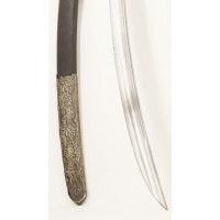 Armes Blanches SABRE DE HUSSARD EN LAITON ARGENTÉ DU GENERAL DE ROSSI REGIMENT ROYAL CORSE  -  FRANCE FIN XVIIIè {PRODUCT_REFERE