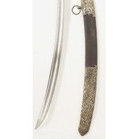 Armes Blanches SABRE DE HUSSARD EN LAITON ARGENTÉ DU GENERAL DE ROSSI REGIMENT ROYAL CORSE  -  FRANCE FIN XVIIIè {PRODUCT_REFERE