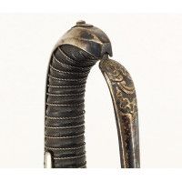 Armes Blanches SABRE DE HUSSARD EN LAITON ARGENTÉ DU GENERAL DE ROSSI REGIMENT ROYAL CORSE  -  FRANCE FIN XVIIIè {PRODUCT_REFERE