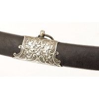 Armes Blanches SABRE DE HUSSARD EN LAITON ARGENTÉ DU GENERAL DE ROSSI REGIMENT ROYAL CORSE  -  FRANCE FIN XVIIIè {PRODUCT_REFERE