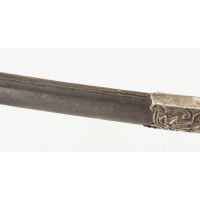 Armes Blanches SABRE DE HUSSARD EN LAITON ARGENTÉ DU GENERAL DE ROSSI REGIMENT ROYAL CORSE  -  FRANCE FIN XVIIIè {PRODUCT_REFERE