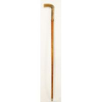 ANTIQUITES CANNE EPEE POIGNEE CORNE BLONDE  LONGUE LAME TOLEDO  - FRANCE XIXè {PRODUCT_REFERENCE} - 1