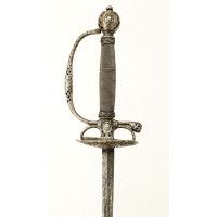 Armes Blanches ÉPÉE DE COUR EPOQUE LOUIS XV EN ARGENT REPERCÉ SIGNÉ BOURDIN PARIS VERS 1770 - FRANCE ANCIENNE MONARCHIE {PRODUCT
