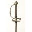 ÉPÉE DE COUR EPOQUE LOUIS XV EN ARGENT REPERCÉ SIGNÉ BOURDIN PARIS VERS 1770 - FRANCE ANCIENNE MONARCHIE