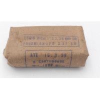 Cartouches classées PAQUET MUNITIONS DE GUERRE 8MM LEBEL MITRAILLEUSE et FUSIL MITRAILLEUR MODELE 1886 D am de 1929  - FRANCE WW