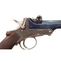 Armes de Poing PISTOLET DE TIR MONO COUP A BRISURE CALIBRE 22 BREVET COUNET - BELGIQUE XIXè {PRODUCT_REFERENCE} - 10
