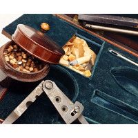 Armes de Poing RARE REVOLVER COLT MODELE 1849 LONDON 1853 PRODUIT A 11000 EXEMPLAIRES EN COFFRET AVEC ACCESSOIRES XIXè {PRODUCT_