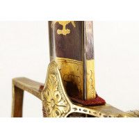 Armes Blanches SABRE D'OFFICIER SUPÉRIEUR DE CHASSEURS À CHEVAL MODÈLE 1790 PAR LIGER À PARIS - FRANCE ANCIENNE MONARCHIE {PRODU