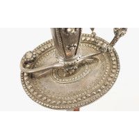 Armes Blanches LUXUEUSE ÉPÉE DE COUR EN ARGENT ÉPOQUE LOUIS XVI LAME BLEUIE DORÉE - FRANCE ANCIENNE MONARCHIE {PRODUCT_REFERENCE