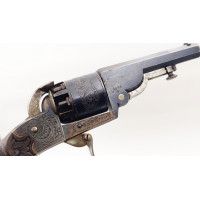 Armes de Poing REVOLVER HOULLIER BLANCHARD BREVETÉ À PARIS EN CASSETTE OUTILS RECHARGEMENT CALIBRE 31 VERS 1855 - FRANCE XIXè {P