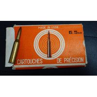 Cartouches classées BOITE DE 20 CARTOUCHES DE PRECISION CALIBRE 6.5MM 6,5 MOSIN  MATCH BIATHLON  MADE IN USSR {PRODUCT_REFERENCE