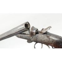 Armes de Poing PISTOLET DOUBLE DE VÉNERIE A CHIENS EXTERIEURS CALIBRE 12MM ÉMILE LAPORT & Cie RIO DE JANEIRO - BRÉZIL BELGIQUE X