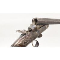 Armes de Poing PISTOLET DOUBLE DE VÉNERIE A CHIENS EXTERIEURS CALIBRE 12MM ÉMILE LAPORT & Cie RIO DE JANEIRO - BRÉZIL BELGIQUE X