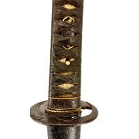 Armes Blanches SHINSHÎNTO KATANA   BIZEN OSAFUNE SUKEMUNE SAKU  備前長船祐宗  ÉCOLE YOKOYAMA  73CM NAGASA - JAPON FIN EDO XIXè {PRODUC