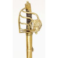 Armes Blanches SABRE D'OFFICIER TROUPE D'ÉLITE CAVALERIE DE LIGNE A GARDE DE BATAILLE A LA GRENADE  COULLIER 1800/1812 - FRANCE 
