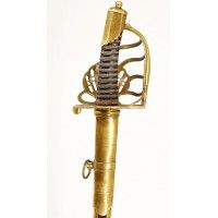 Armes Blanches SABRE D'OFFICIER TROUPE D'ÉLITE CAVALERIE DE LIGNE A GARDE DE BATAILLE A LA GRENADE  COULLIER 1800/1812 - FRANCE 