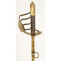 Armes Blanches SABRE D'OFFICIER TROUPE D'ÉLITE CAVALERIE DE LIGNE A GARDE DE BATAILLE A LA GRENADE  COULLIER 1800/1812 - FRANCE 