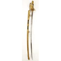 Armes Blanches SABRE D'OFFICIER TROUPE D'ÉLITE CAVALERIE DE LIGNE A GARDE DE BATAILLE A LA GRENADE  COULLIER 1800/1812 - FRANCE 