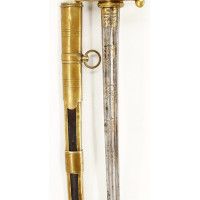 Armes Blanches SABRE D'OFFICIER TROUPE D'ÉLITE CAVALERIE DE LIGNE A GARDE DE BATAILLE A LA GRENADE  COULLIER 1800/1812 - FRANCE 