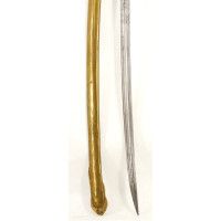 Armes Blanches SABRE D'OFFICIER TROUPE D'ÉLITE CAVALERIE DE LIGNE A GARDE DE BATAILLE A LA GRENADE  COULLIER 1800/1812 - FRANCE 