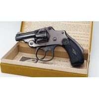 Armes de Poing REVOLVER SMITH ET WESSON BICYCLE NEW 32 DEPARTURE  SAFETY HAMMERLESS  2 INCH  CALIBRE 32 S&W SHORT - USA XIXè {PR