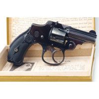 Armes de Poing REVOLVER SMITH ET WESSON BICYCLE NEW 32 DEPARTURE  SAFETY HAMMERLESS  2 INCH  CALIBRE 32 S&W SHORT - USA XIXè {PR