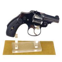 Armes de Poing REVOLVER SMITH ET WESSON BICYCLE NEW 32 DEPARTURE  SAFETY HAMMERLESS  2 INCH  CALIBRE 32 S&W SHORT - USA XIXè {PR