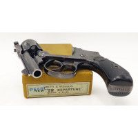 Armes de Poing REVOLVER SMITH ET WESSON BICYCLE NEW 32 DEPARTURE  SAFETY HAMMERLESS  2 INCH  CALIBRE 32 S&W SHORT - USA XIXè {PR