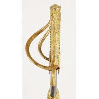 Armes Blanches SABRE D'OFFICIER SUPERIEUR DE CAVALERIE LEGERE SUPERBE LAME DORÉE VERS 1815 - FRANCE RESTAURATION {PRODUCT_REFERE
