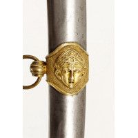 Armes Blanches SABRE D'OFFICIER SUPERIEUR DE CAVALERIE LEGERE SUPERBE LAME DORÉE VERS 1815 - FRANCE RESTAURATION {PRODUCT_REFERE