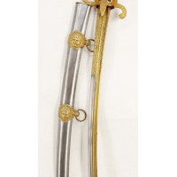 Armes Blanches SABRE D'OFFICIER SUPERIEUR DE CAVALERIE LEGERE SUPERBE LAME DORÉE VERS 1815 - FRANCE RESTAURATION {PRODUCT_REFERE