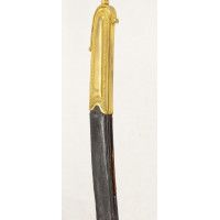 Armes Blanches SABRE D'OFFICIER SUPERIEUR DE HUSSARD A LA HONGROISE GODRONNÉ  LARGE LAME BLEUIE - FRANCE DIRECTOIRE {PRODUCT_REF