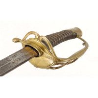 Armes Blanches SABRE D'OFFICIER DE CAVALERIE DE LIGNE MODÈLE 1887 DE GENDARMERIE VERS 1812 - FRANCE PREMIER EMPIRE {PRODUCT_REFE