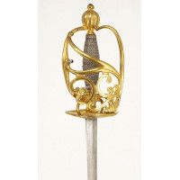 Armes Blanches FORTE ÉPÉE DE CHEVAU-LÉGERS DE LA MAISON DU ROI VERS 1750-1762 ANCIENNE MONARCHIE RÈGNE DE LOUIS XV {PRODUCT_REFE