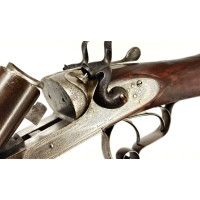 Armes Longues FUSIL CHASSE JUXTA A CHIENS EXTERIEURS  STEVENS LONDON 76cm 12/65  PLATINES MARTIN ARQUEBUSIER A CHARTRES XIXè {PR
