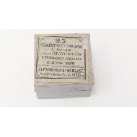 Cartouches Collection ANCIENNE BOITE MUNITIONS CALIBRE 320 BULLDOG Poudre Noire X 25 CARTOUCHES SFM GEVELOT & GOUPILLAT France X